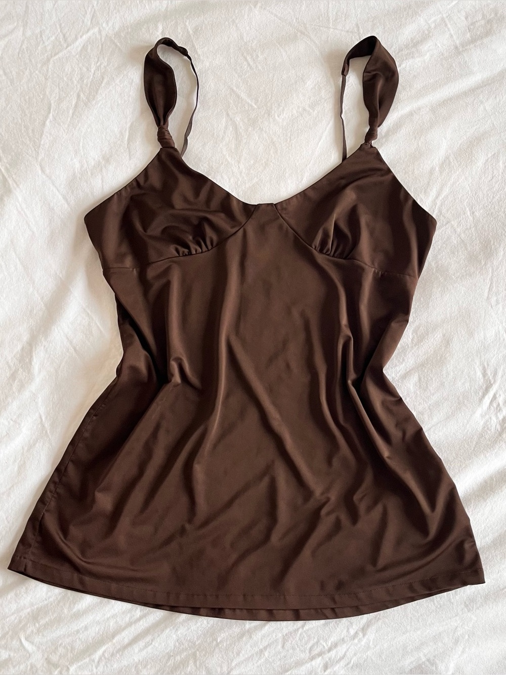 La SENZA Brown Satin Camisole